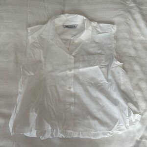 Zara Ballon Button Down